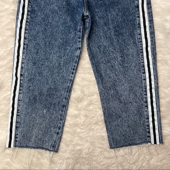 ASOS x Collusion | x005 Straight Leg Striped Denim Jeans - Picture 5 of 16